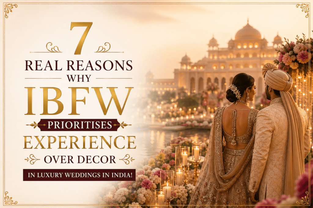 luxury wedding experience in India